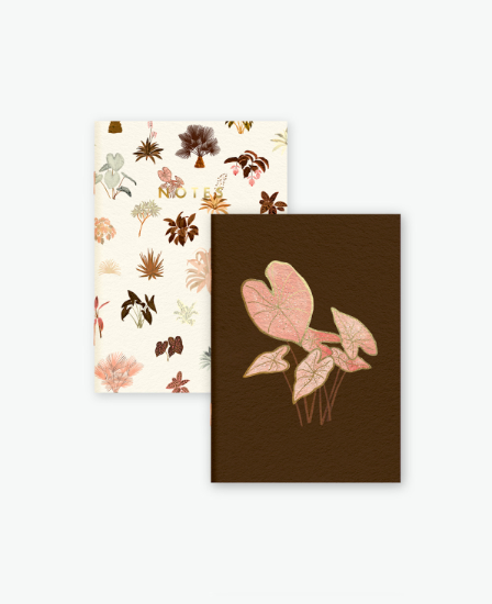 Duo A6 Notebook - Tropical Cream & Cakadium