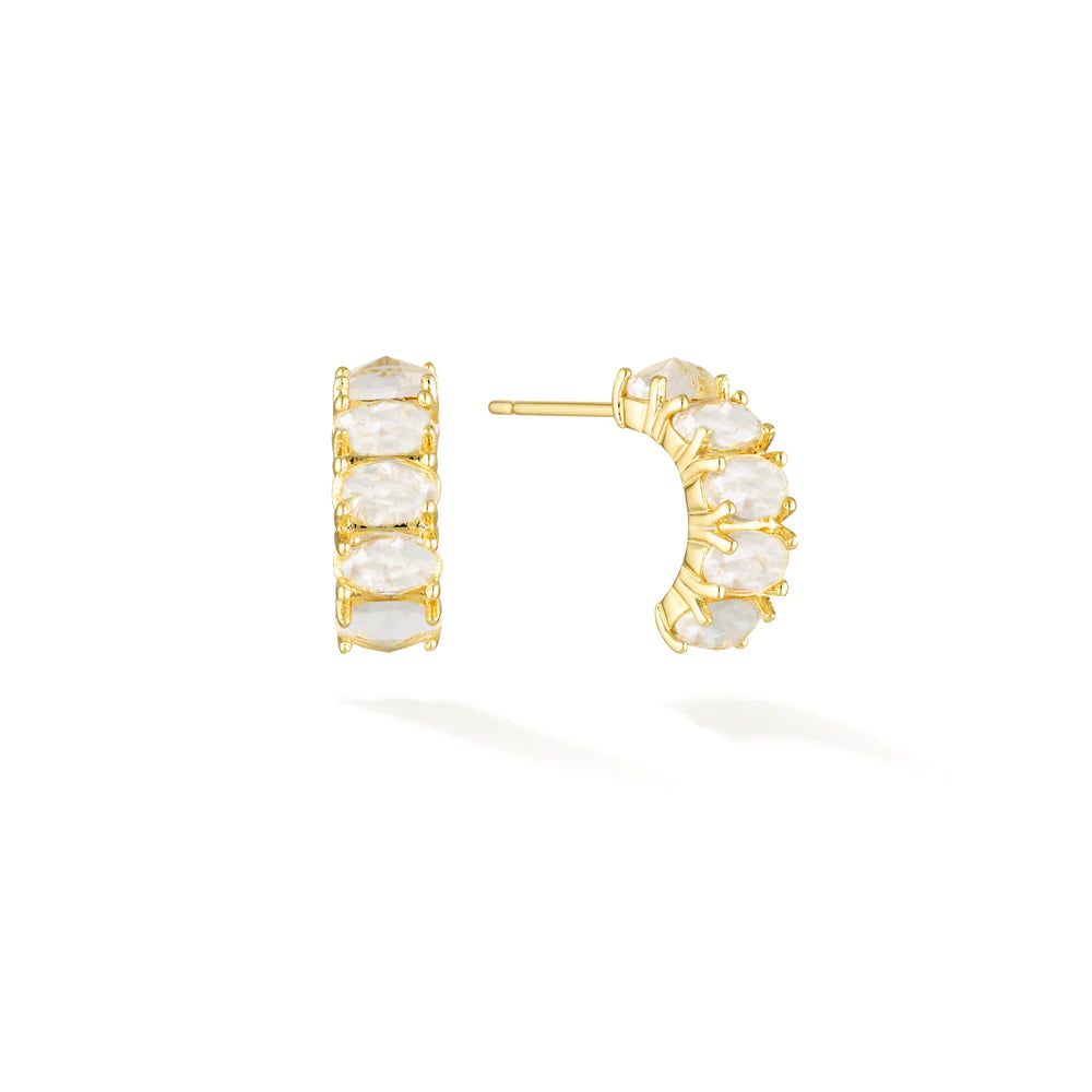 Perfect Illumination - April Birthstone Earrings (Diamante)