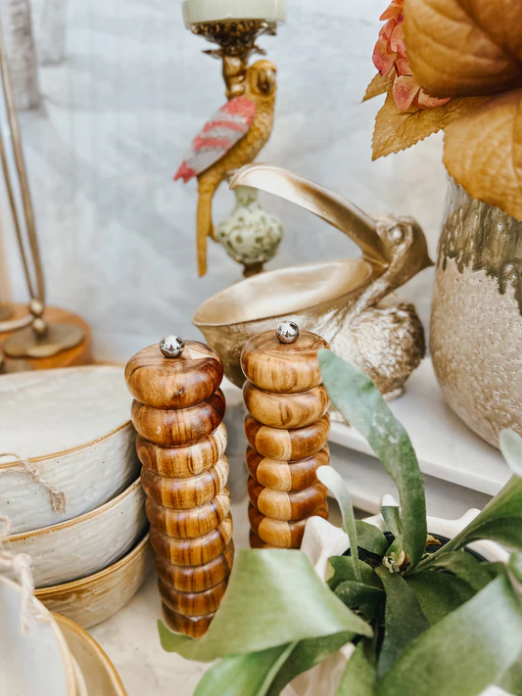 Rocco Salt/Pepper Grinder - Natural Timber