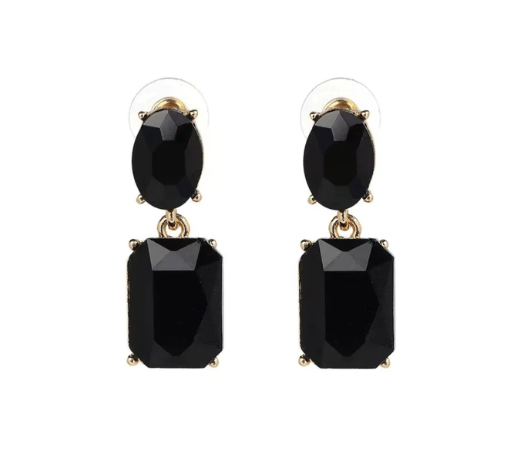 Anelise Black Earrings