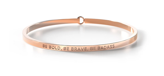 Be Bold Bangle - Rose Gold