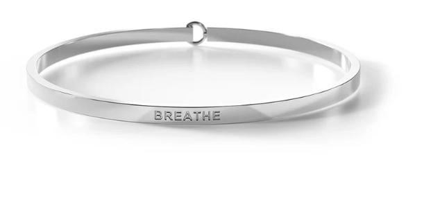 Breathe Bangle - Silver