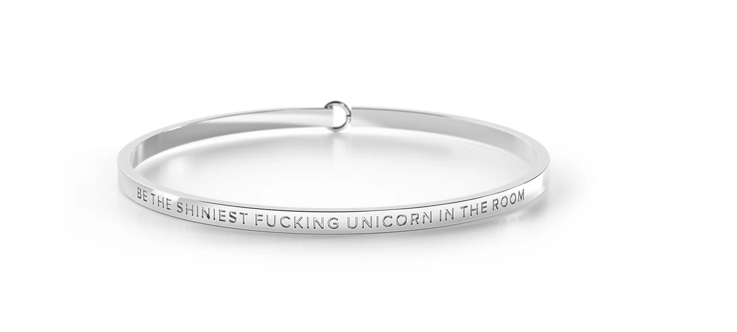 Unicorn Bangle - Yellow Gold