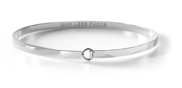 Breathe Bangle - Silver