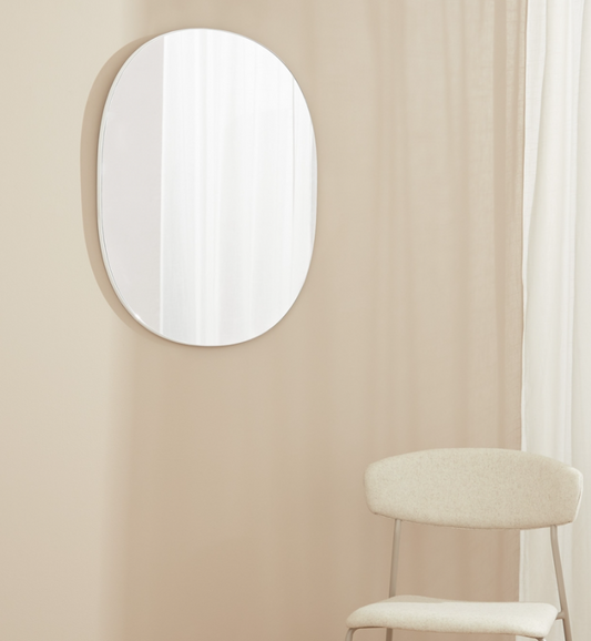 Miller Bright White Mirror 60x75