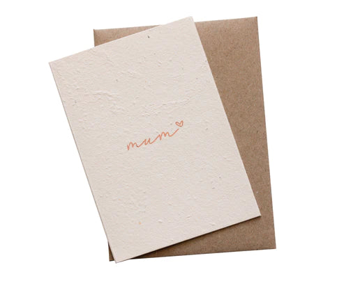 Mum Plantable Card