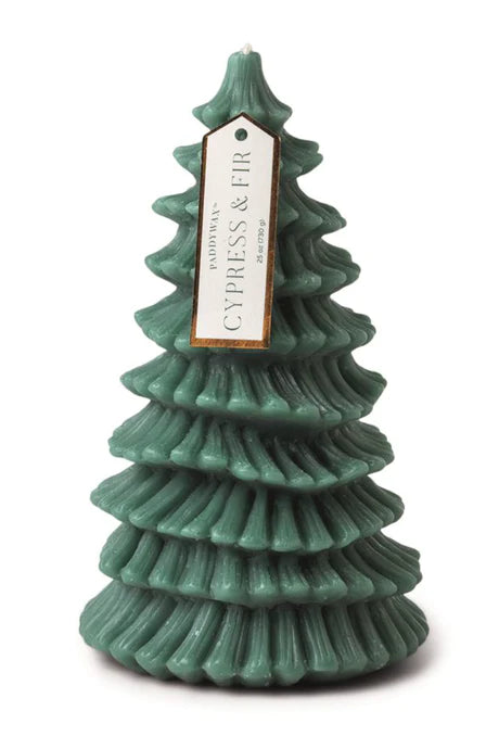 Cypress & Fir, Tall Green Tree Totem Candle