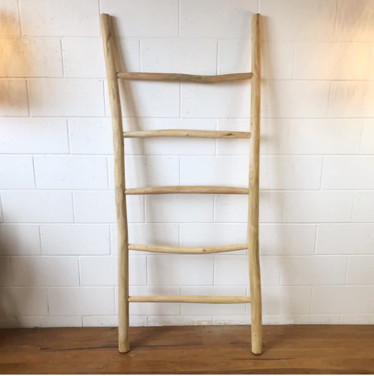 Large Teak Ladder