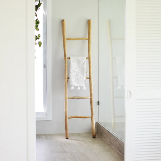 Small Teak Ladder