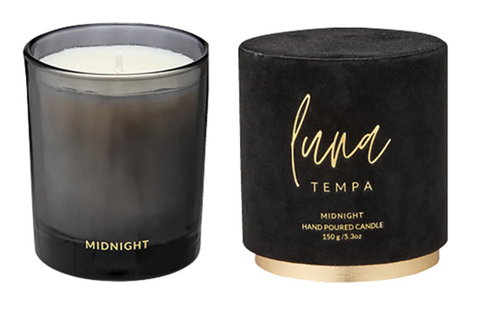 Luna Midnight Small Candle