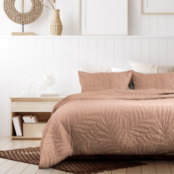 Jocelyn Microfibre Dusk Quilt Set - King