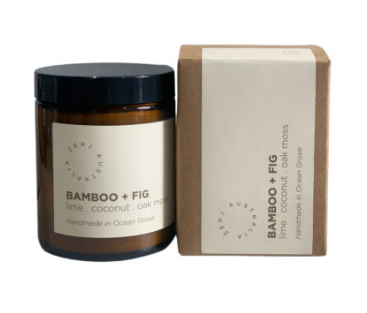 Bamboo & Fig Soy Wax Candle - available in 2 sizes