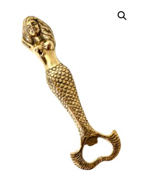 Brass Mermaid Bottle Opener