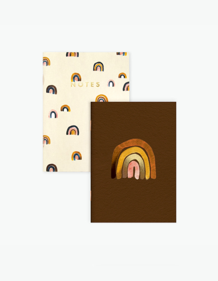 Duo A6 Notebook - Rainbows & Rainbow