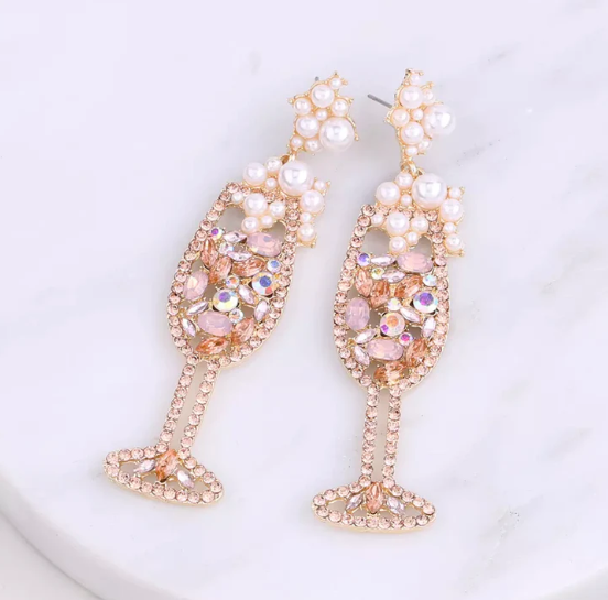 Champagne Cinderella Petillant Earrings