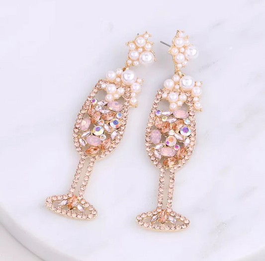 Champagne Cinderella Petillant Earrings