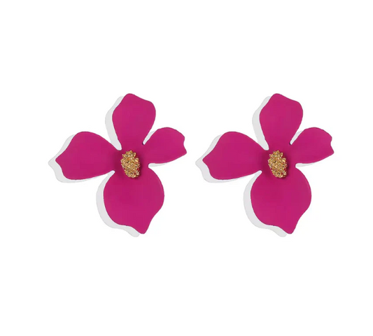 Cherie Petals Pink Earrings