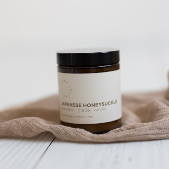 Japanese Honeysuckle Soy Wax Candle - available in 2 sizes