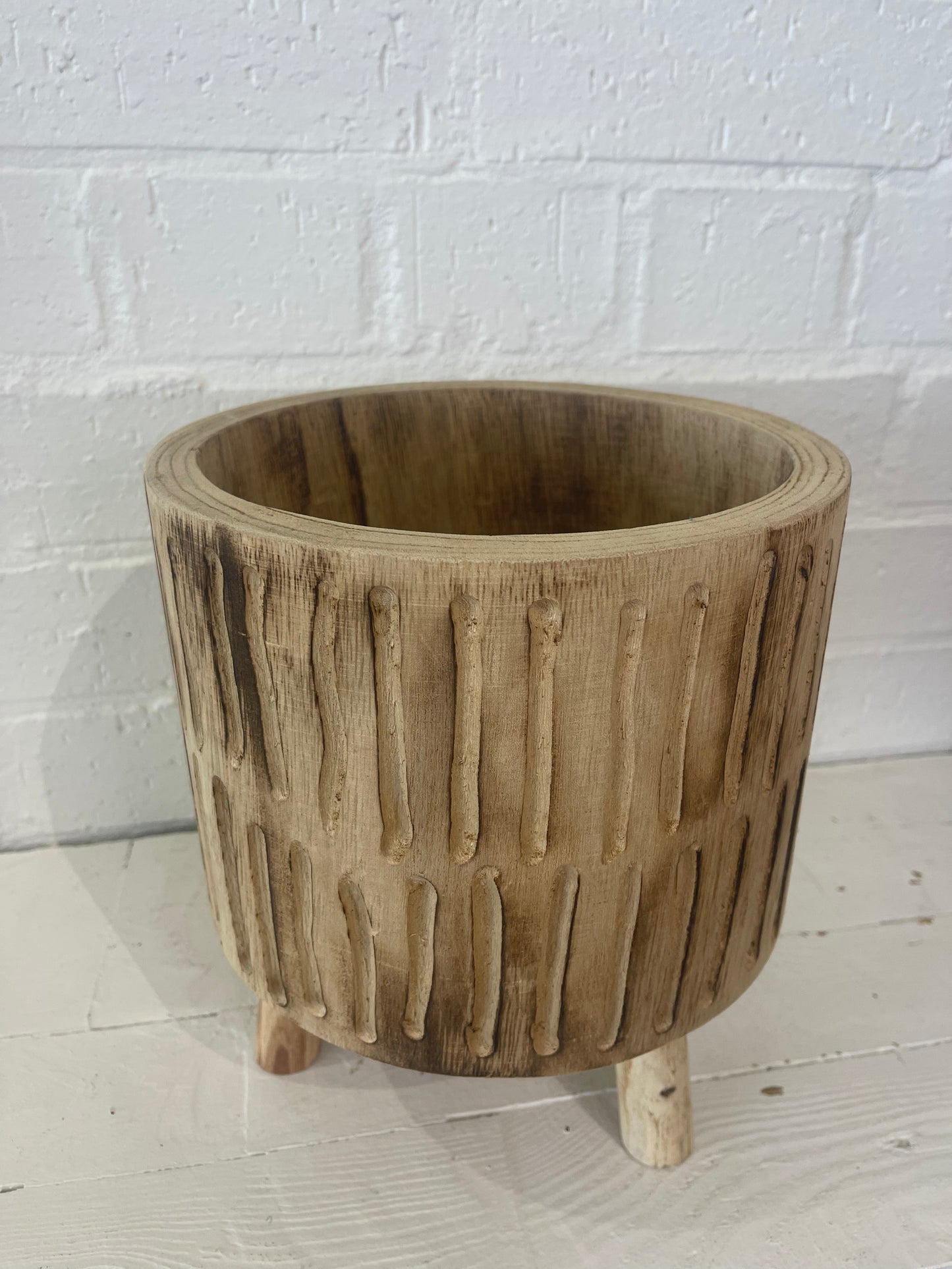 Tokoriki Natural Timber Planter - more colours available