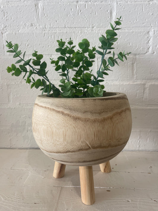 Simi Timber Planter Natural