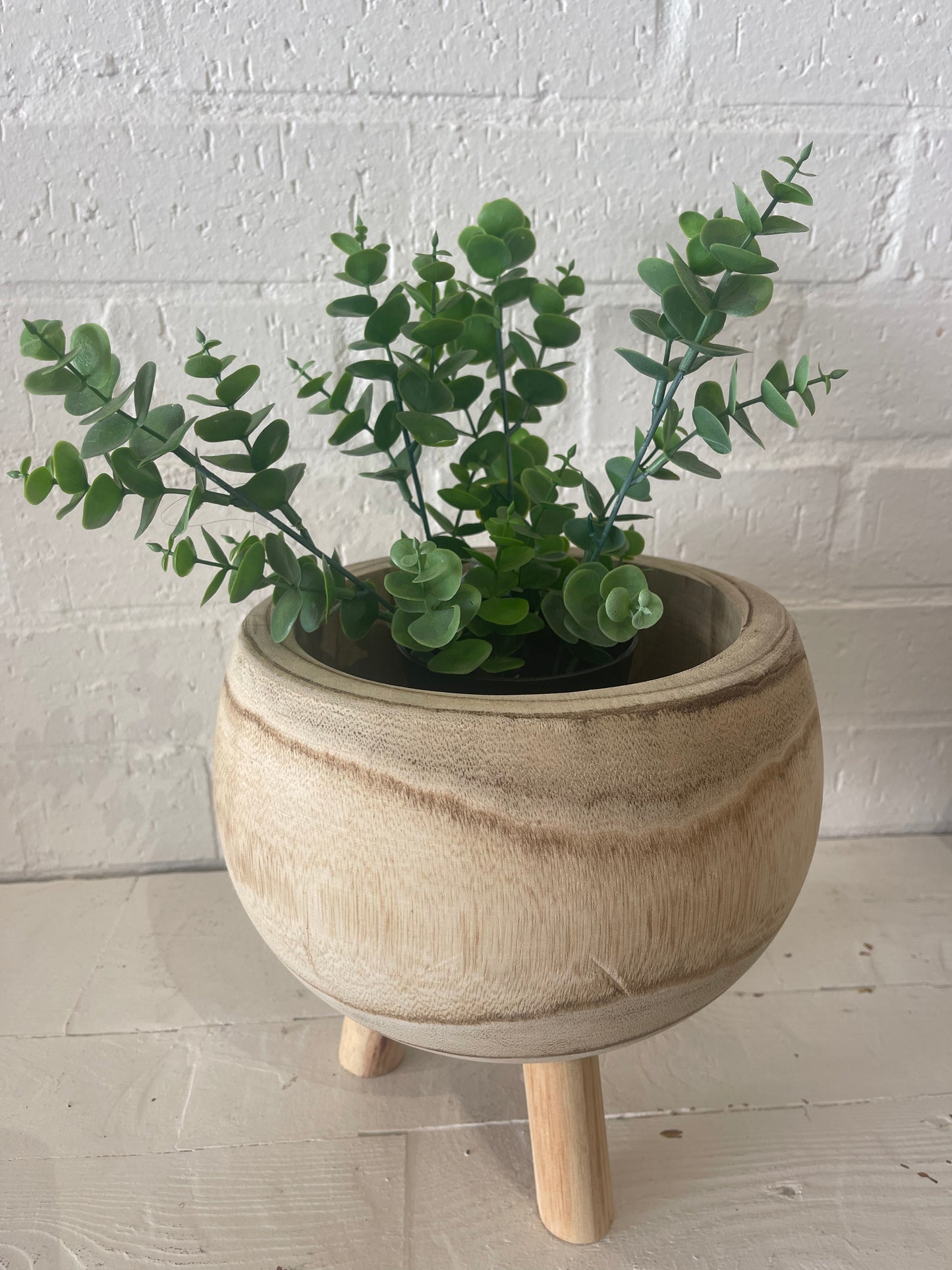 Simi Timber Planter Natural