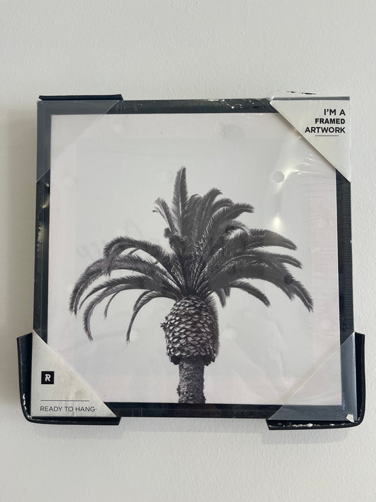 Phoenix Palm Black &White Print