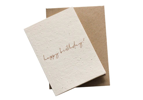 Minimal Birthday Plantable Card